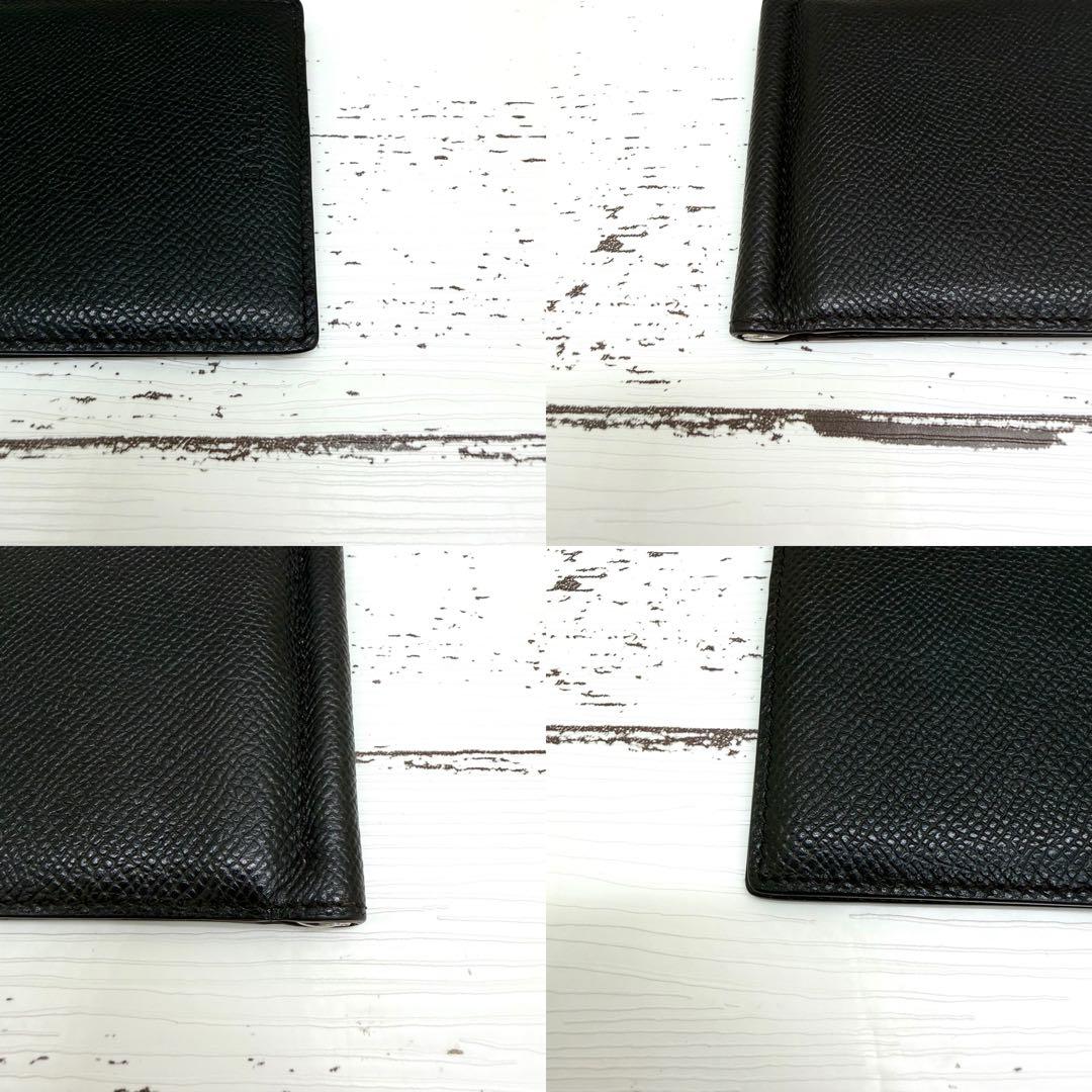 極美品✨ バリー　マネークリップ　シボ革　レザー　財布　カードケース