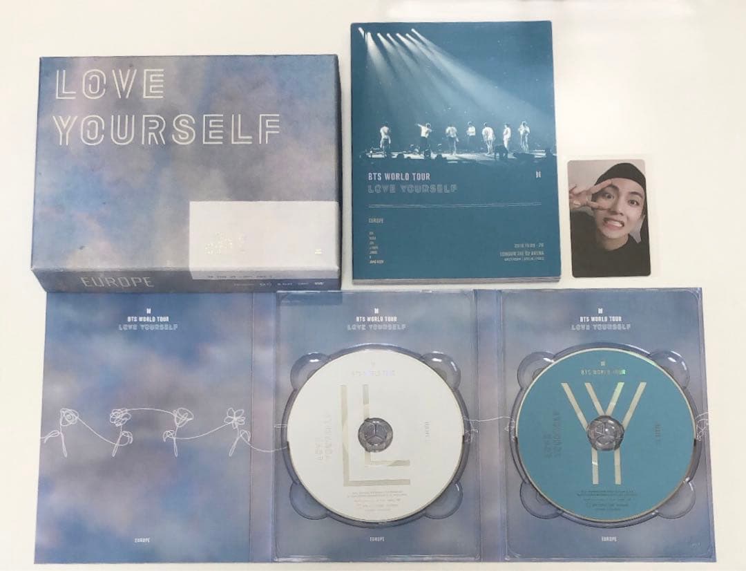 BTS loveyourself ヨーロッパ DVD トレカ テテ V