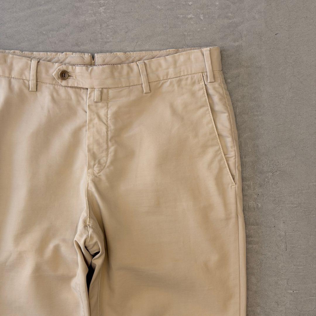 【美品】 ロロピアーナ パンツ コットン ベージュ 46 Loro Piana