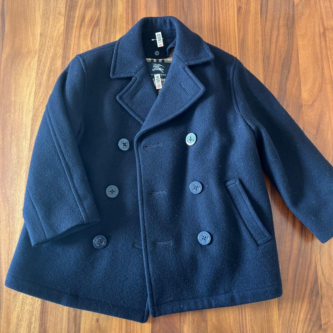 BURBERRY キッズ　ピーコート　ネイビー　110