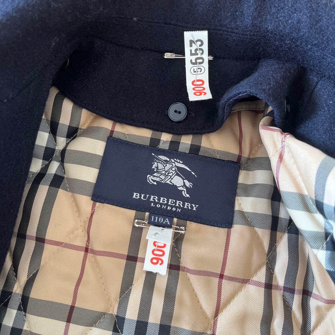 BURBERRY キッズ　ピーコート　ネイビー　110