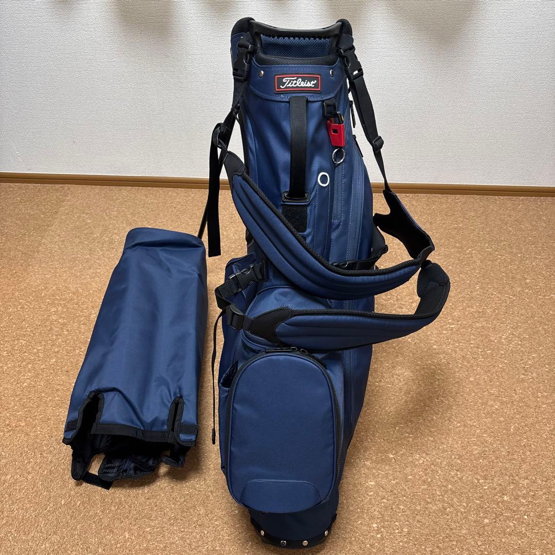Titleist スタンドバッグ ネイビー カバー付き