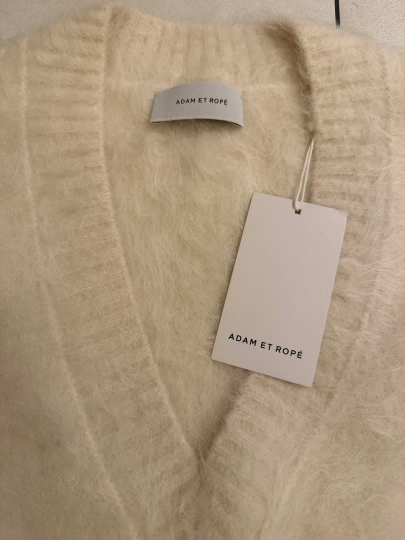adam et rope アルパカニットベスト