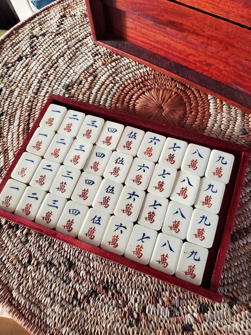 アンティーク麻雀牌 銘：無 骨牌