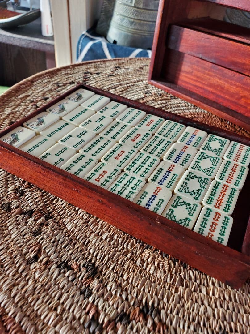 アンティーク麻雀牌 銘：無 骨牌
