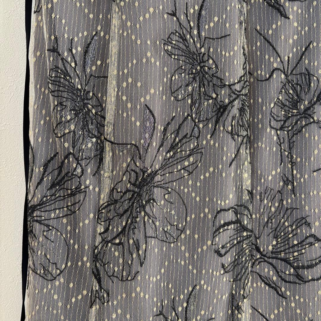 Leja レース パーティードレス S 結婚式　お呼ばれワンピ　オケージョン