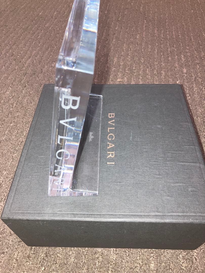BVLGARI クリアアクリルフォトフレーム ボックス付き
