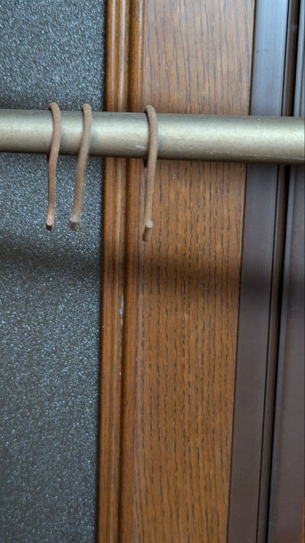 ③【昭和レトロ】木製 衣紋掛け ハンガーラック 折り畳み式 古道具 古民家　衣桁