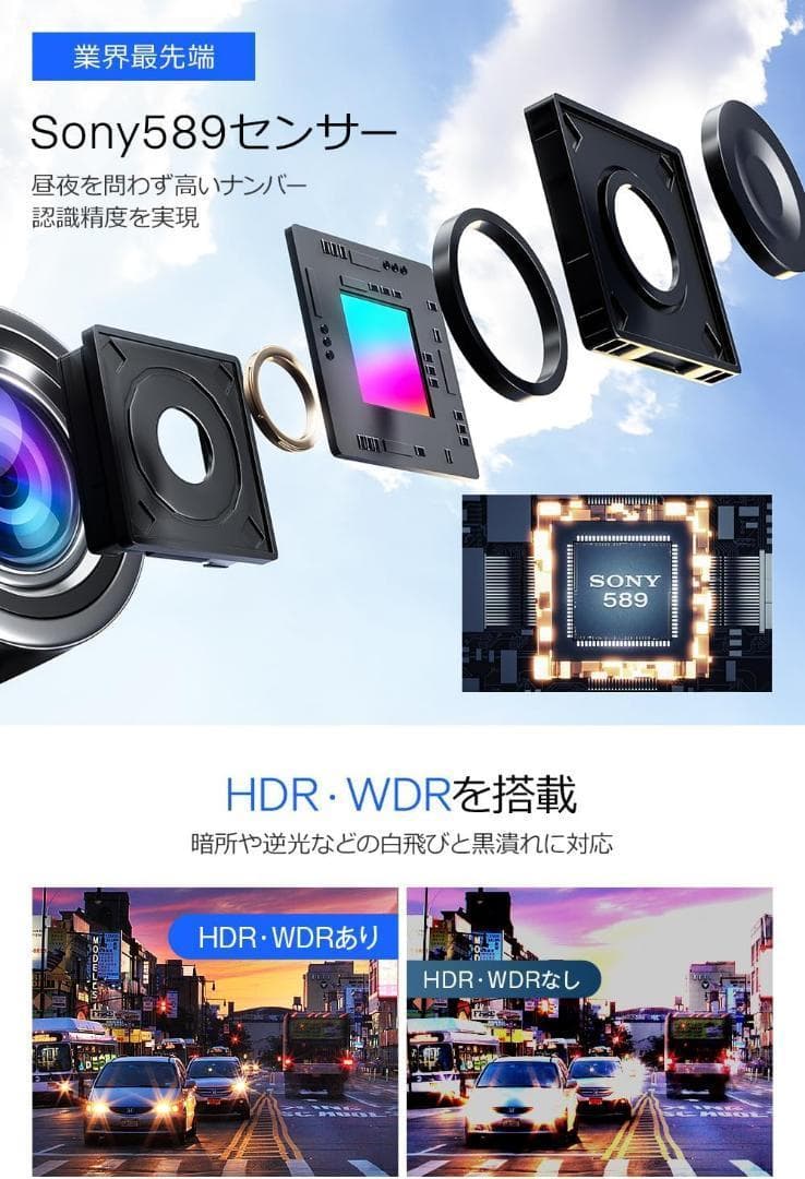 新品　ドライブレコーダー ミラー型 12インチIPS大画面&4K 高画質　前後