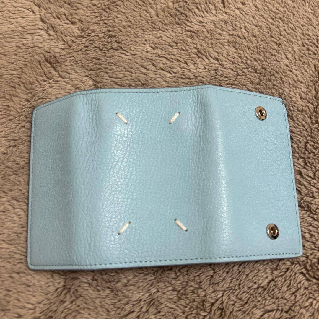 【美品】Maison Margiela ライトブルー キーケース【数日使用】