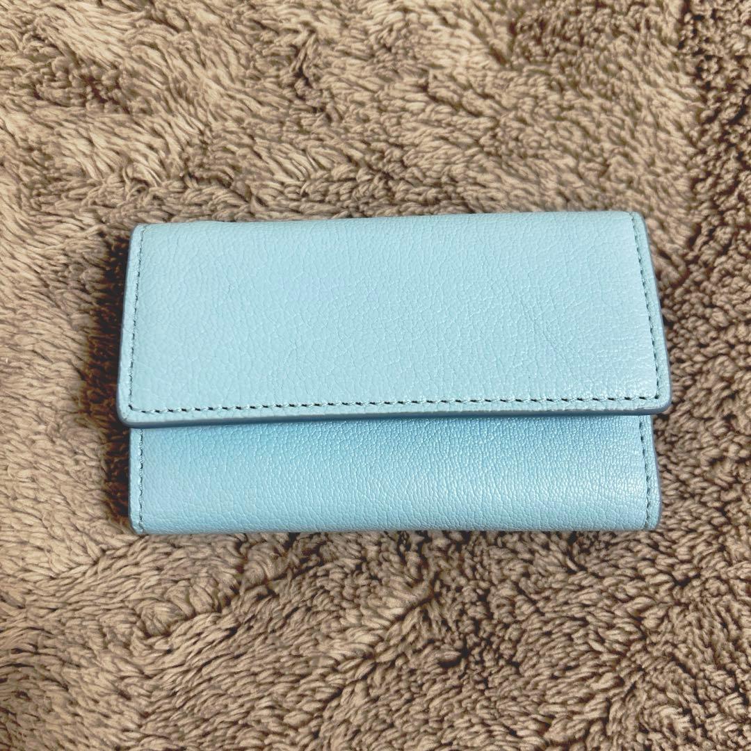 【美品】Maison Margiela ライトブルー キーケース【数日使用】