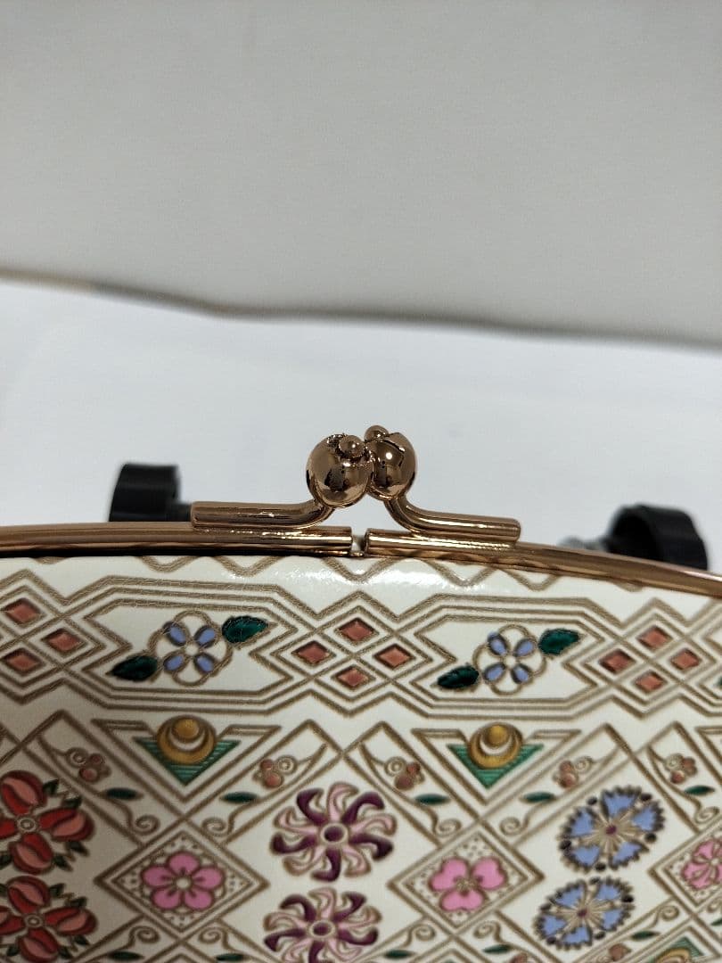 文庫屋大関　天溝がま口　花菱