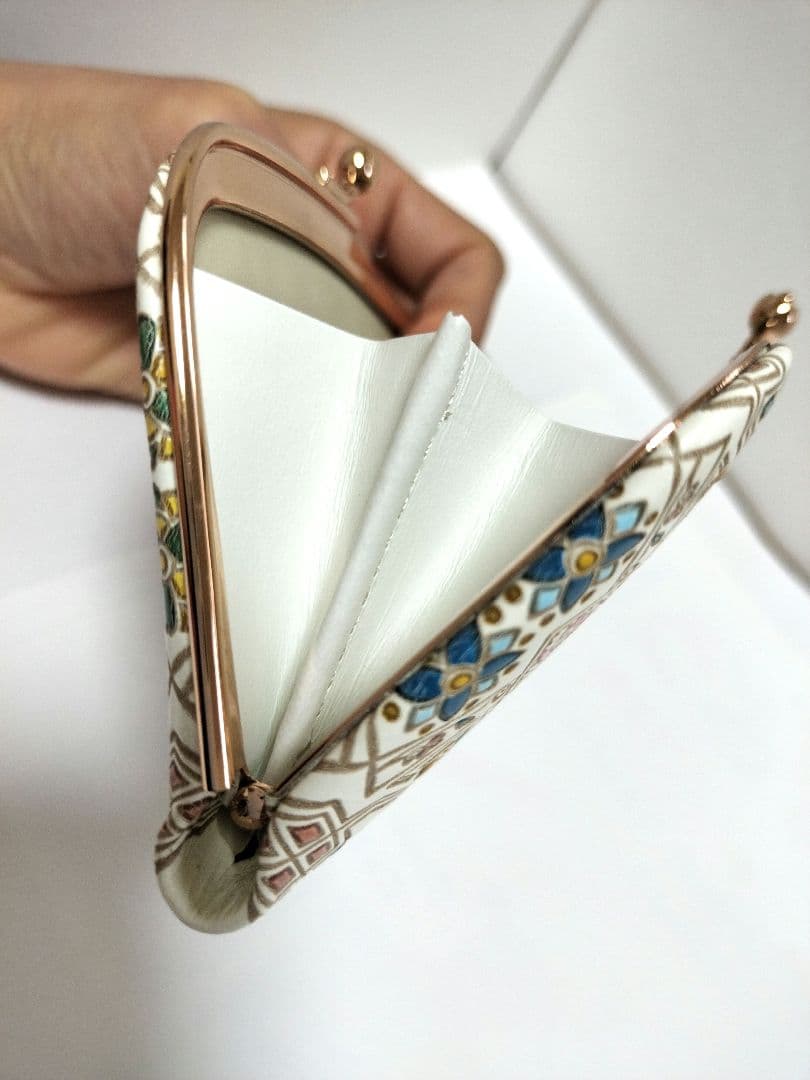 文庫屋大関　天溝がま口　花菱