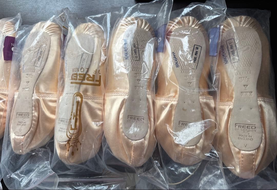 トウシューズ　フリード FREED ワイングラス　3.5 XXX