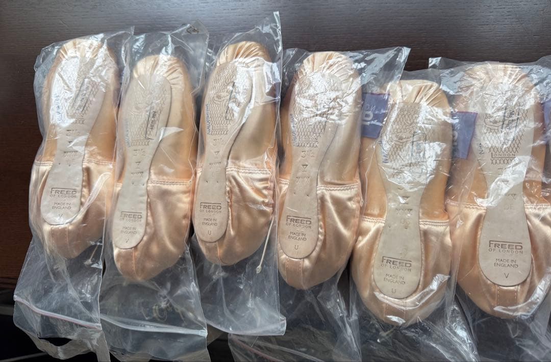 トウシューズ　フリード FREED ワイングラス　3.5 XXX