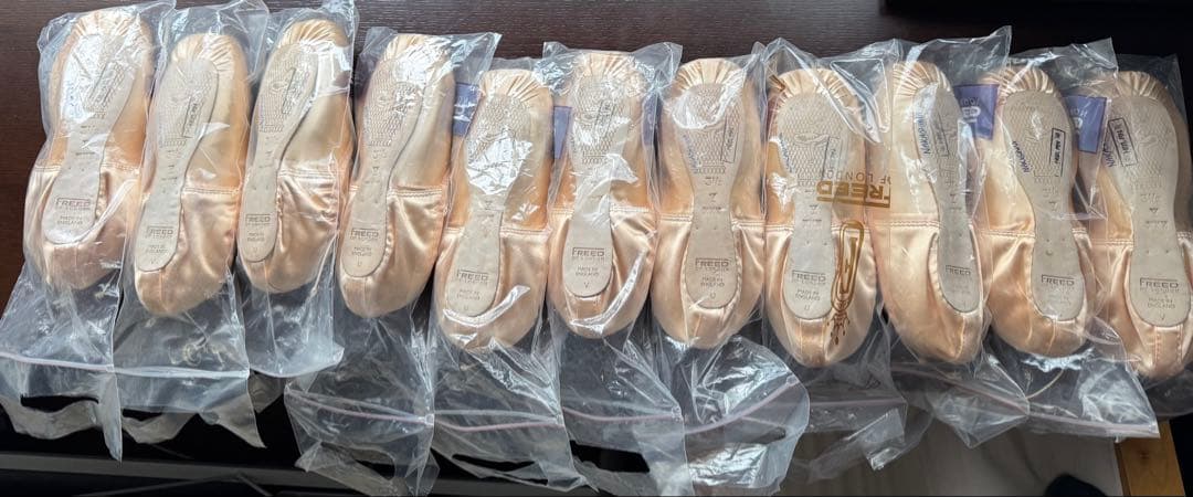 トウシューズ　フリード FREED ワイングラス　3.5 XXX