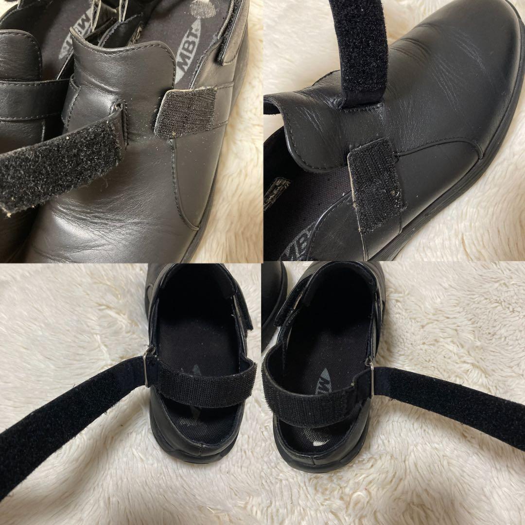 MBT レザー ブラック Vibram クロッグ サボ サンダル シューズ 黒