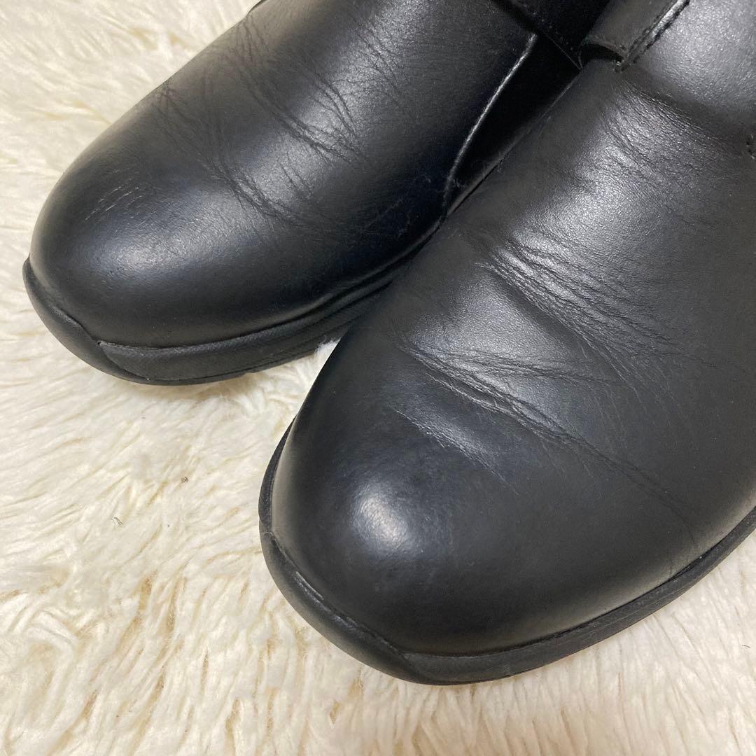 MBT レザー ブラック Vibram クロッグ サボ サンダル シューズ 黒