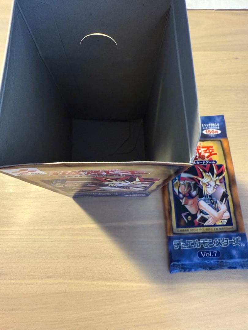 【遊戯王】Vol.7 スタジオダイス版《未開封パック》　PACK+空箱セット