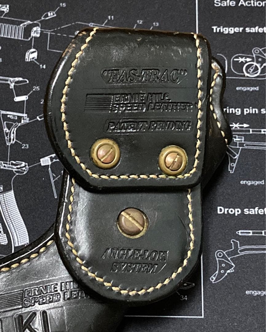 希少 ERNIE HILL アーニーヒル 実銃用 スピードホルスター
