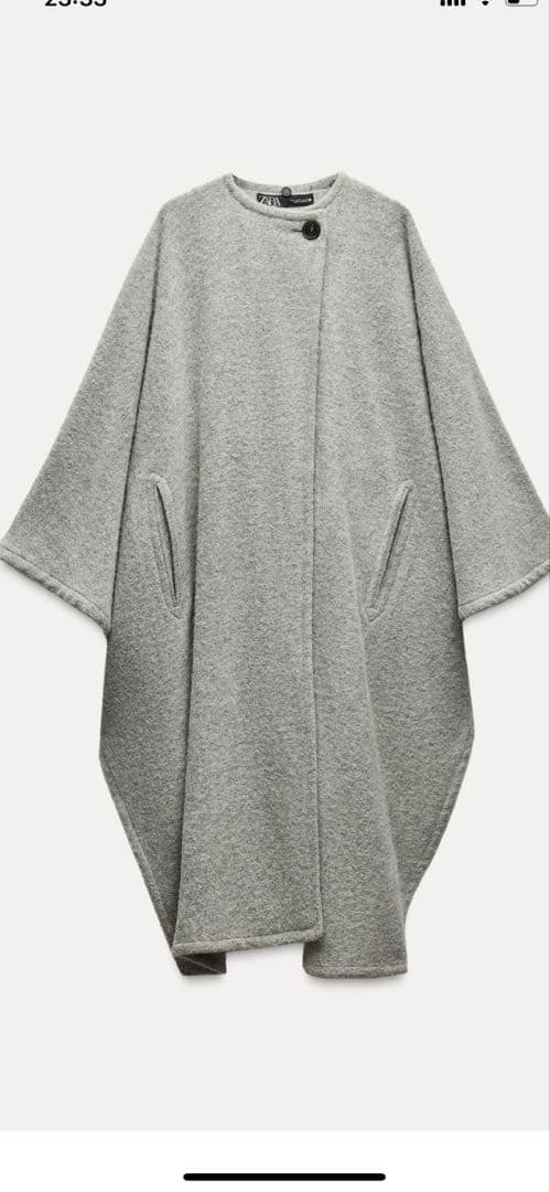 新品タグ付き　ZARA ケープコート　ポンチョ