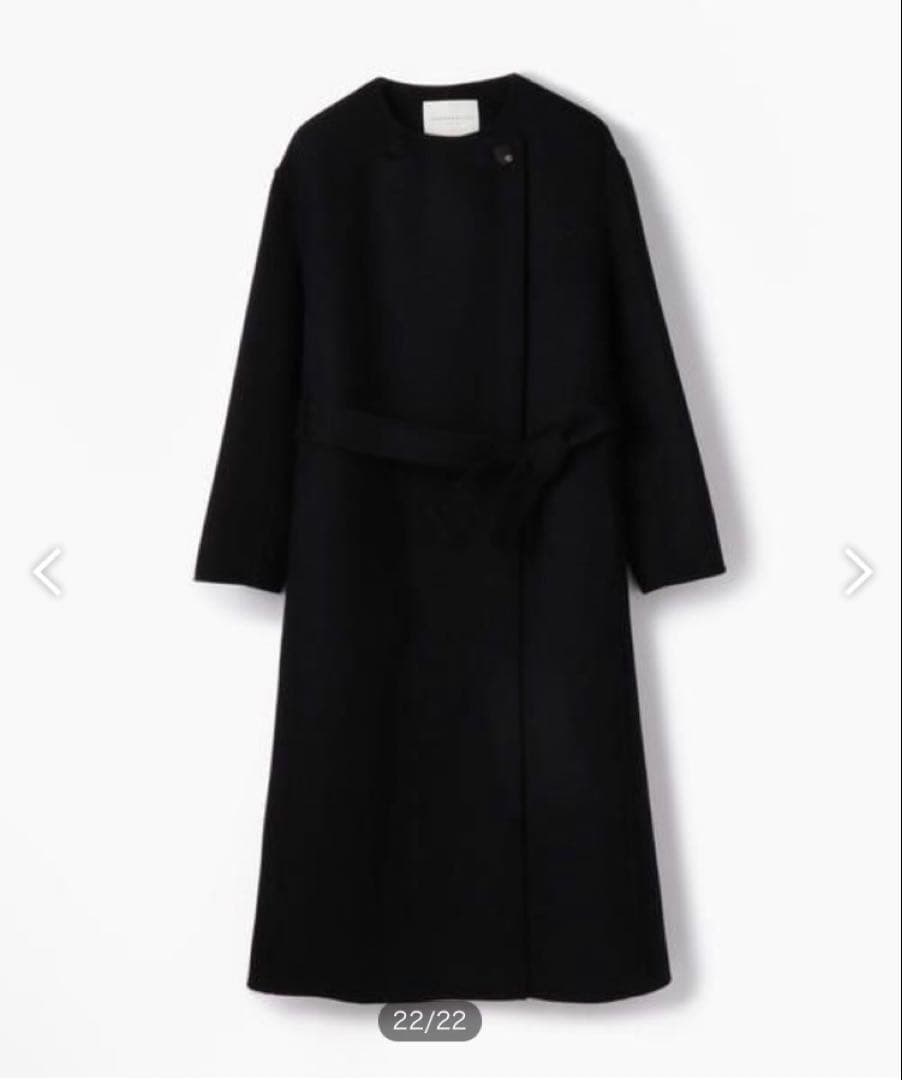 TOMORROW LANDプレミアムウールリバーノーカラーコートトゥモローランド