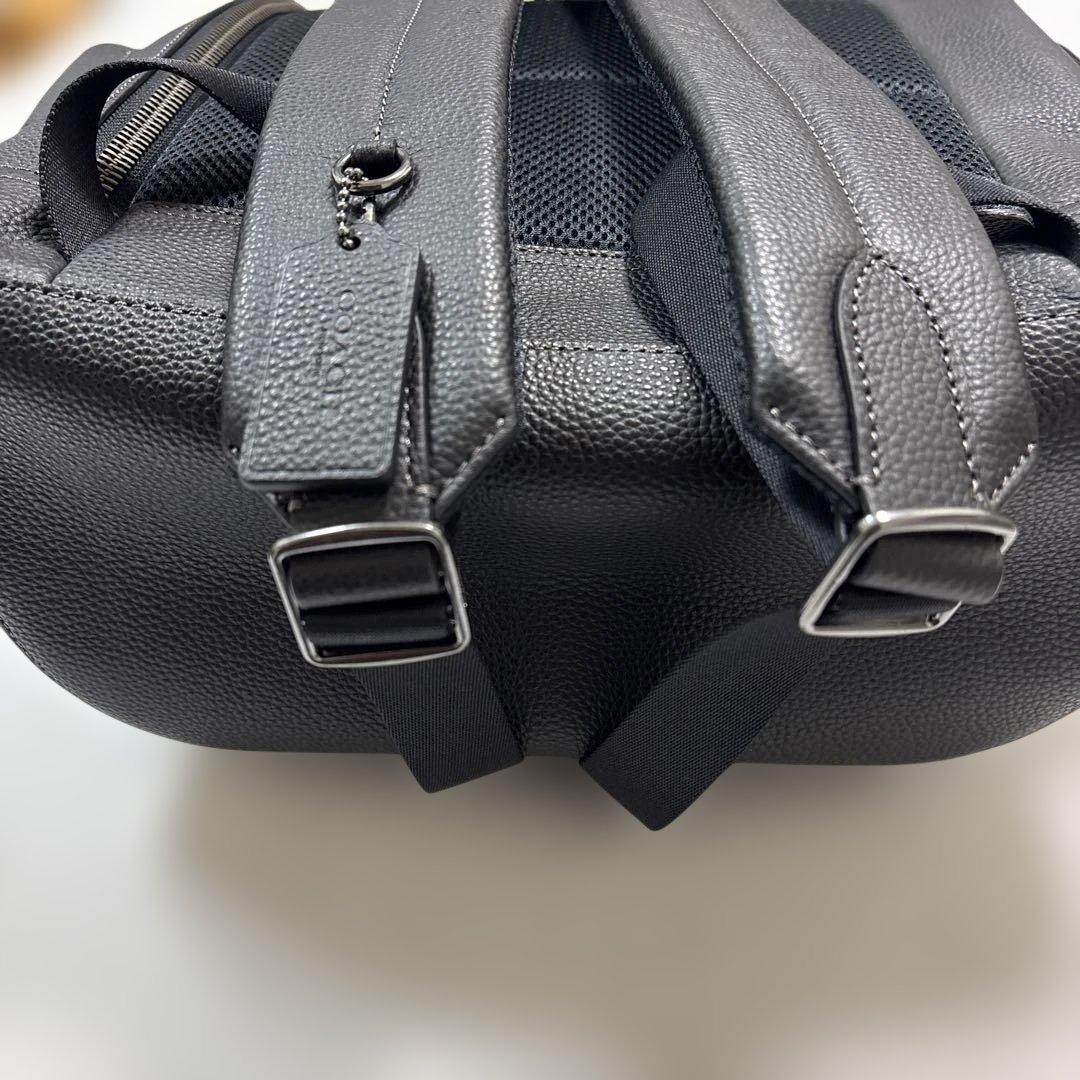 【未使用・正規品】COACH ハドソン バックパック CR389 黒 レザー