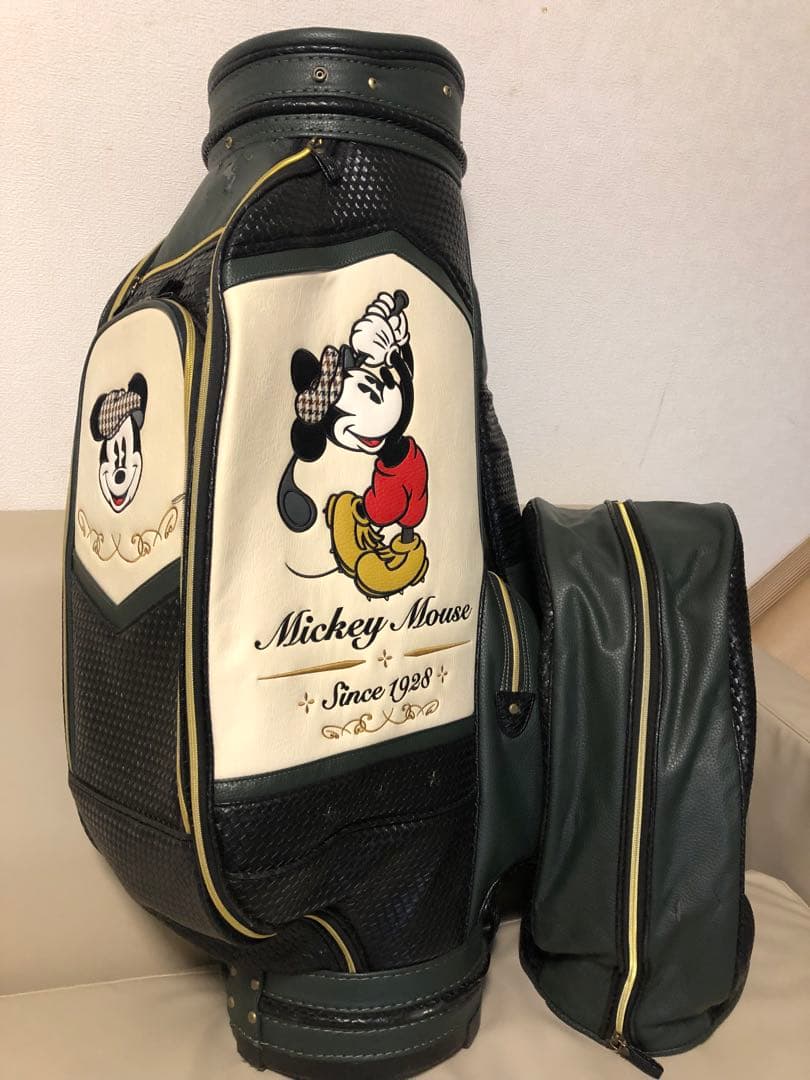 【送料込み】廃盤希少品　一点物　ミッキーマウス　キャディバッグ　ゴルフバッグ