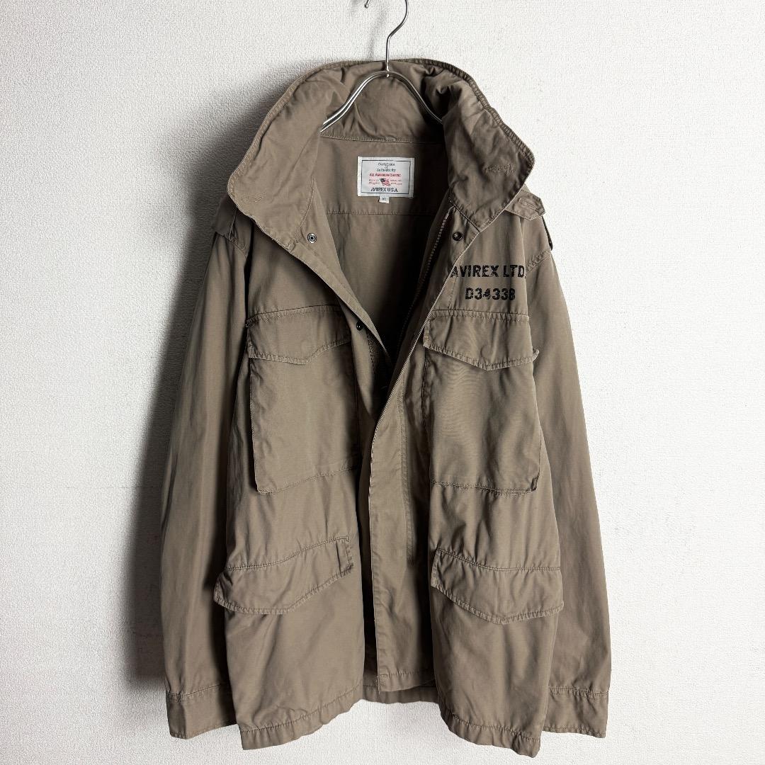 激レアデザイン　アヴィレックス　ミリタリージャケット　ブルゾン