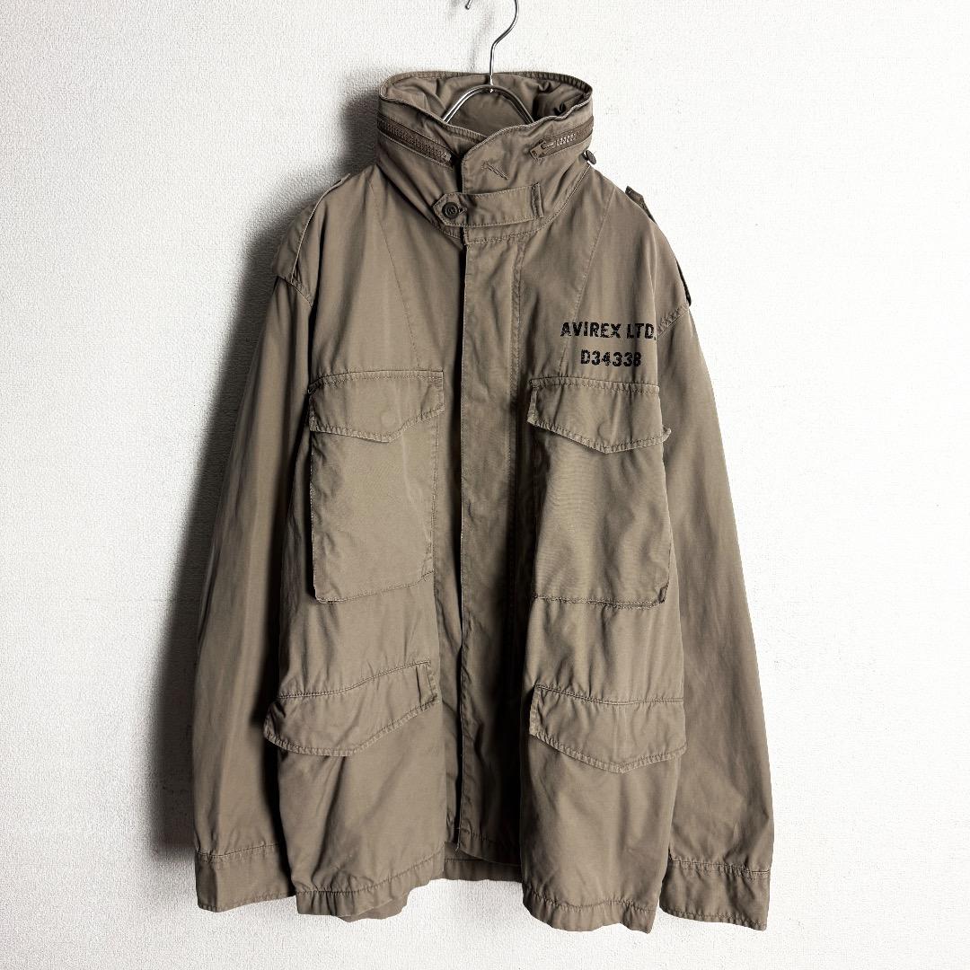 激レアデザイン　アヴィレックス　ミリタリージャケット　ブルゾン