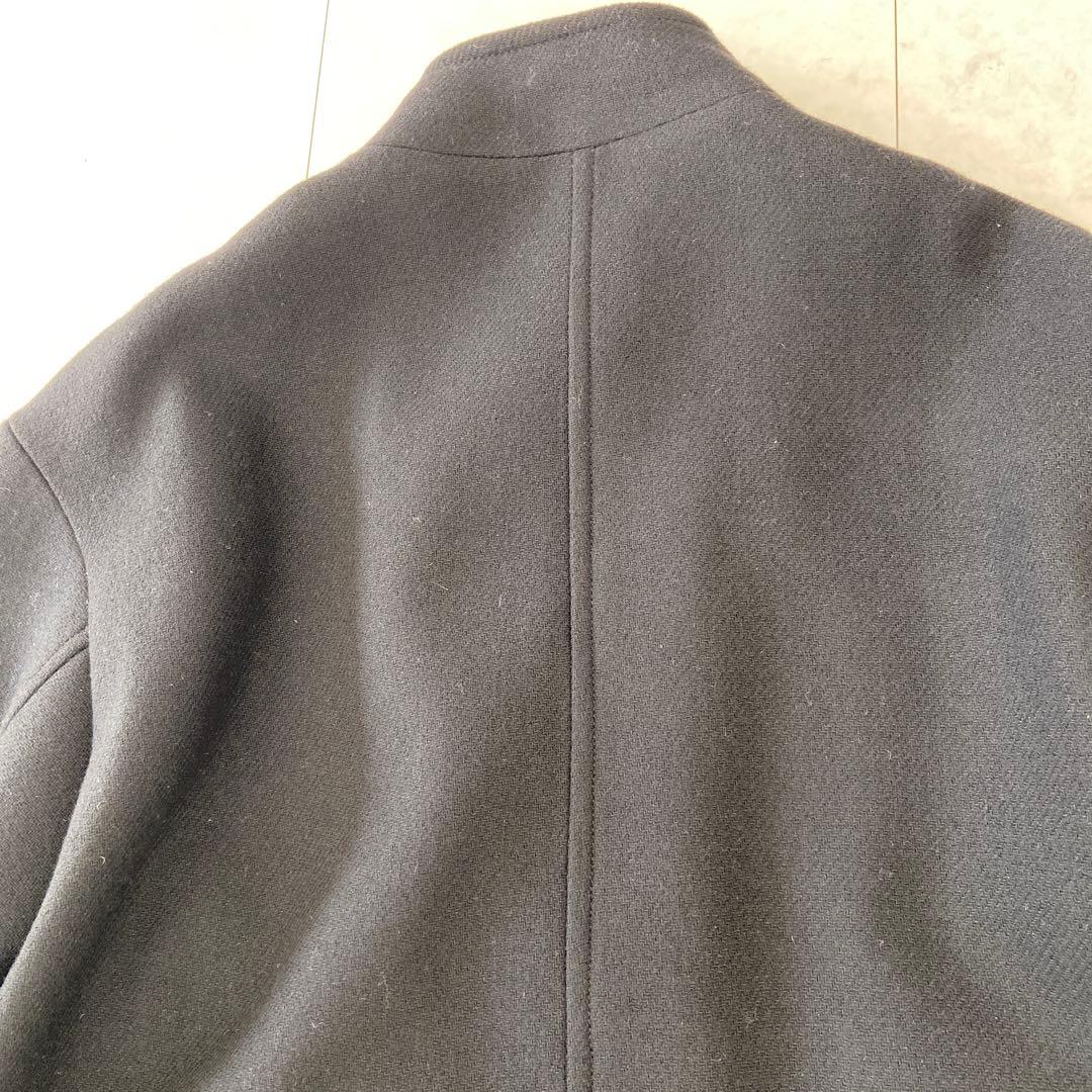 定価¥20000 ZARA スタンドカラー　ロングコート　ブラックL