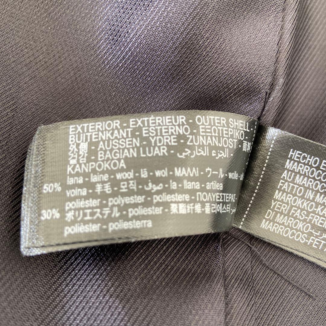 定価¥20000 ZARA スタンドカラー　ロングコート　ブラックL