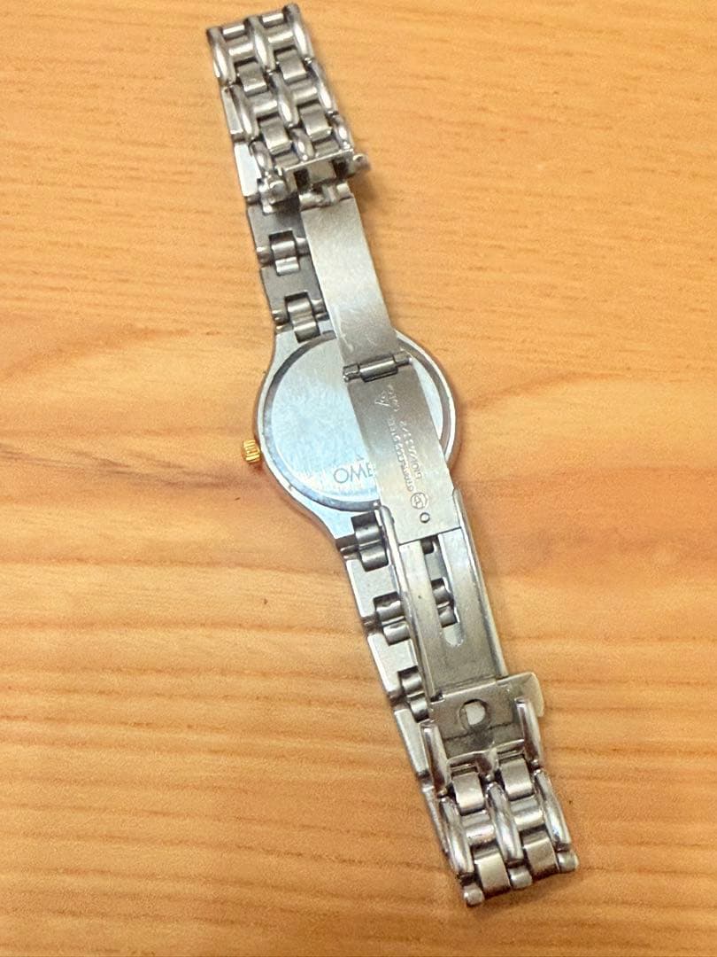 OMEGA クォーツ腕時計 ゴールド/シルバー