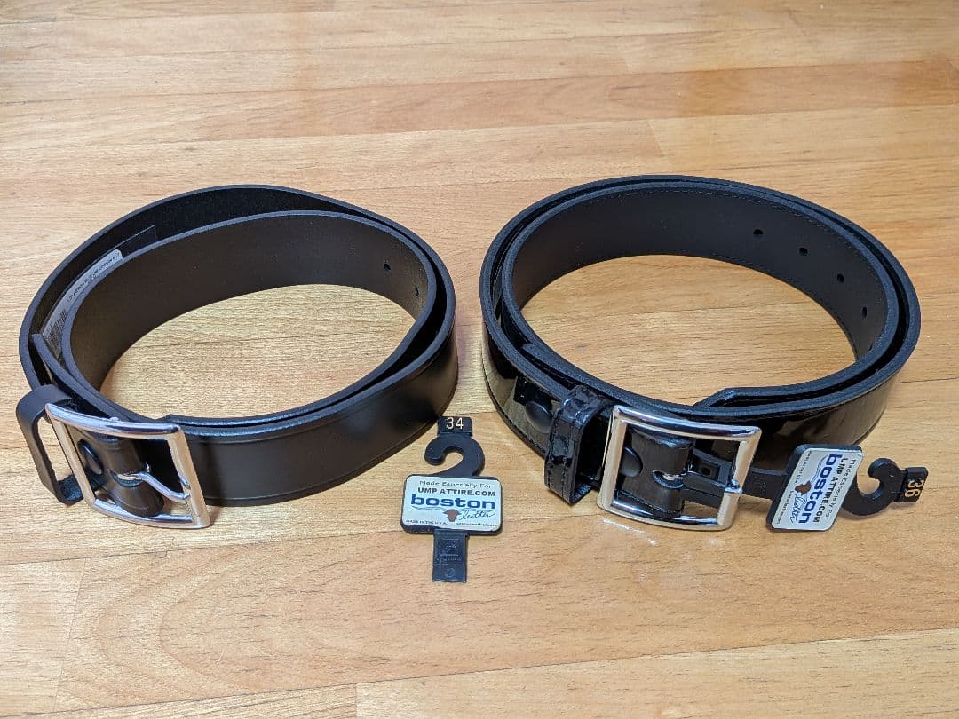 未使用　boston　ボストンレザー　ベルト　2本　USA