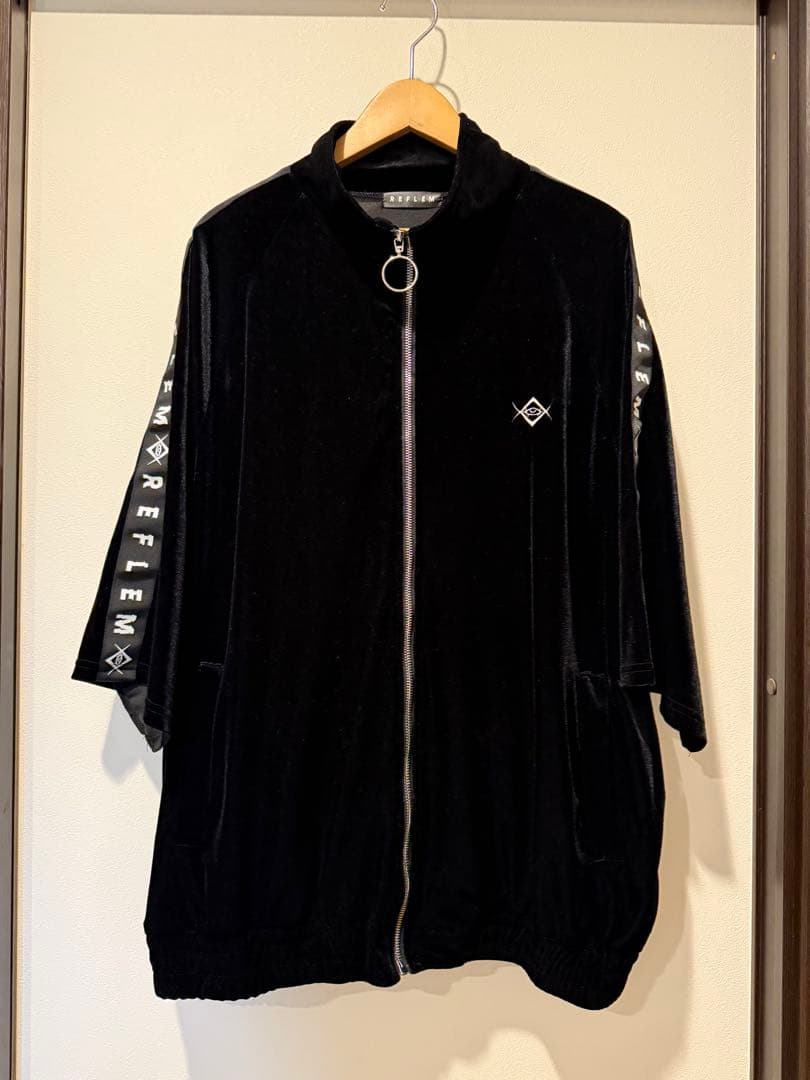 【REFLEM】 レフレム　ベロアロゴテープジャージ　フリーサイズ