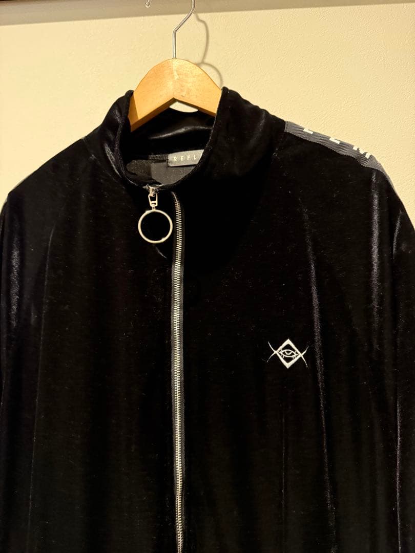 【REFLEM】 レフレム　ベロアロゴテープジャージ　フリーサイズ