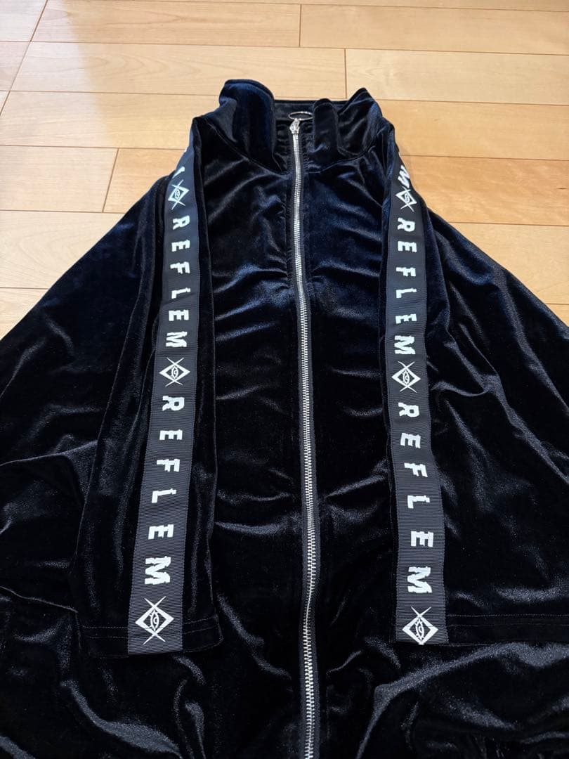 【REFLEM】 レフレム　ベロアロゴテープジャージ　フリーサイズ