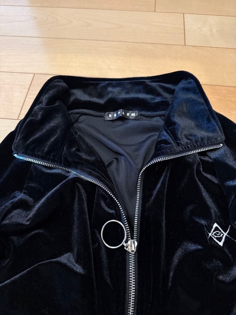 【REFLEM】 レフレム　ベロアロゴテープジャージ　フリーサイズ