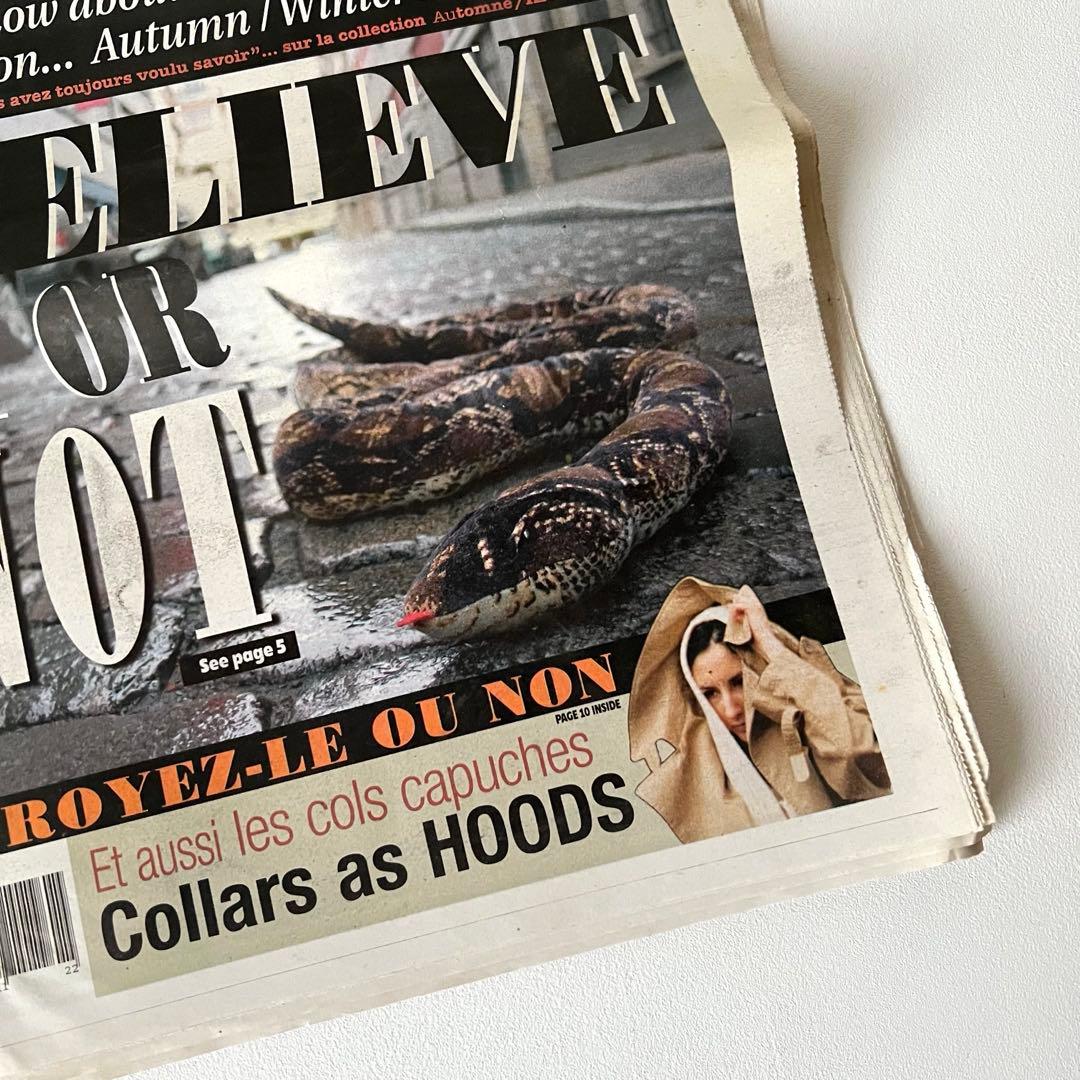 【限定・希少】Maison Martin Margiela Newspaper