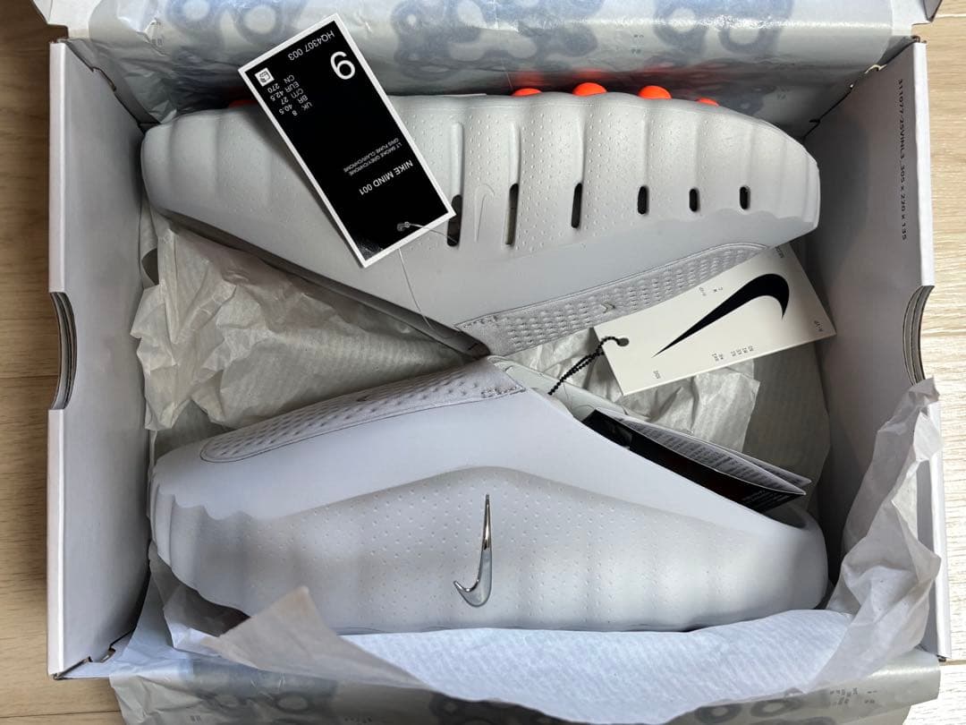 靴 Nike Mind 001 Mules 27cm LightSmokeGrey