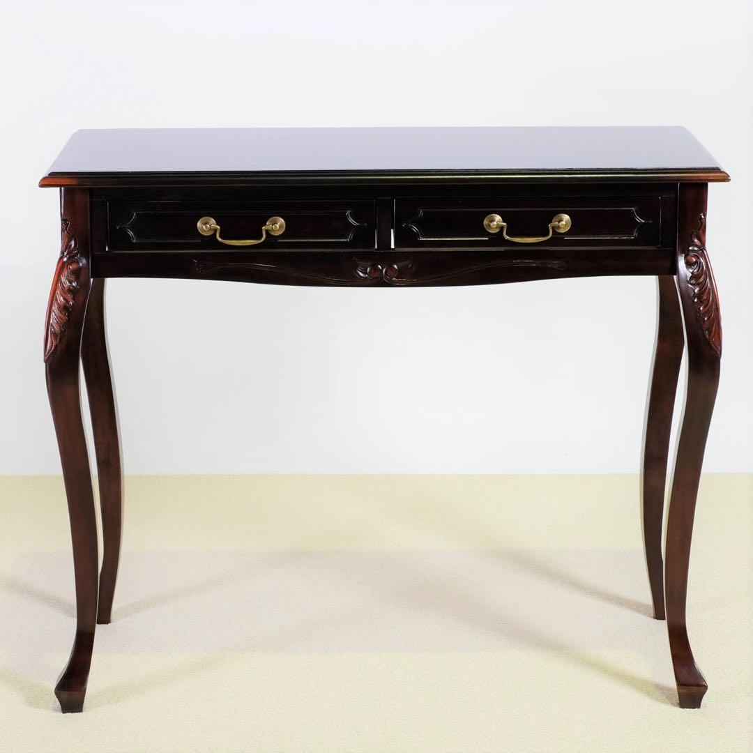 A 新品 コンソールテーブル アジアン 机 デスク サイドテーブル アンティーク