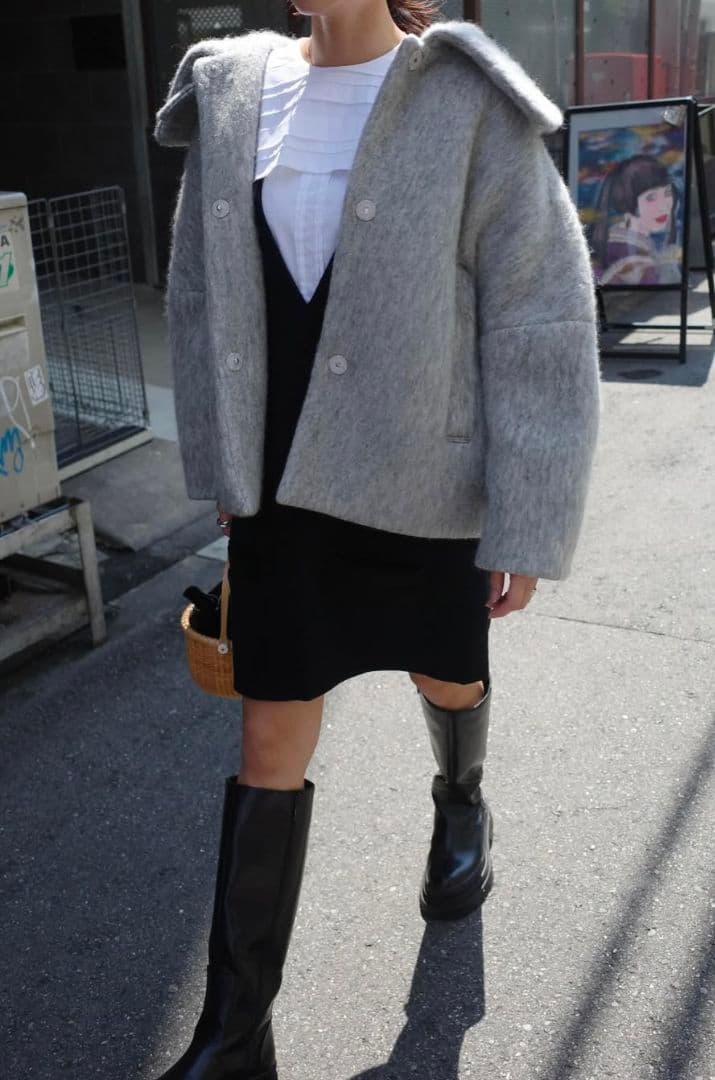 bow.a シャギーコート☆美品