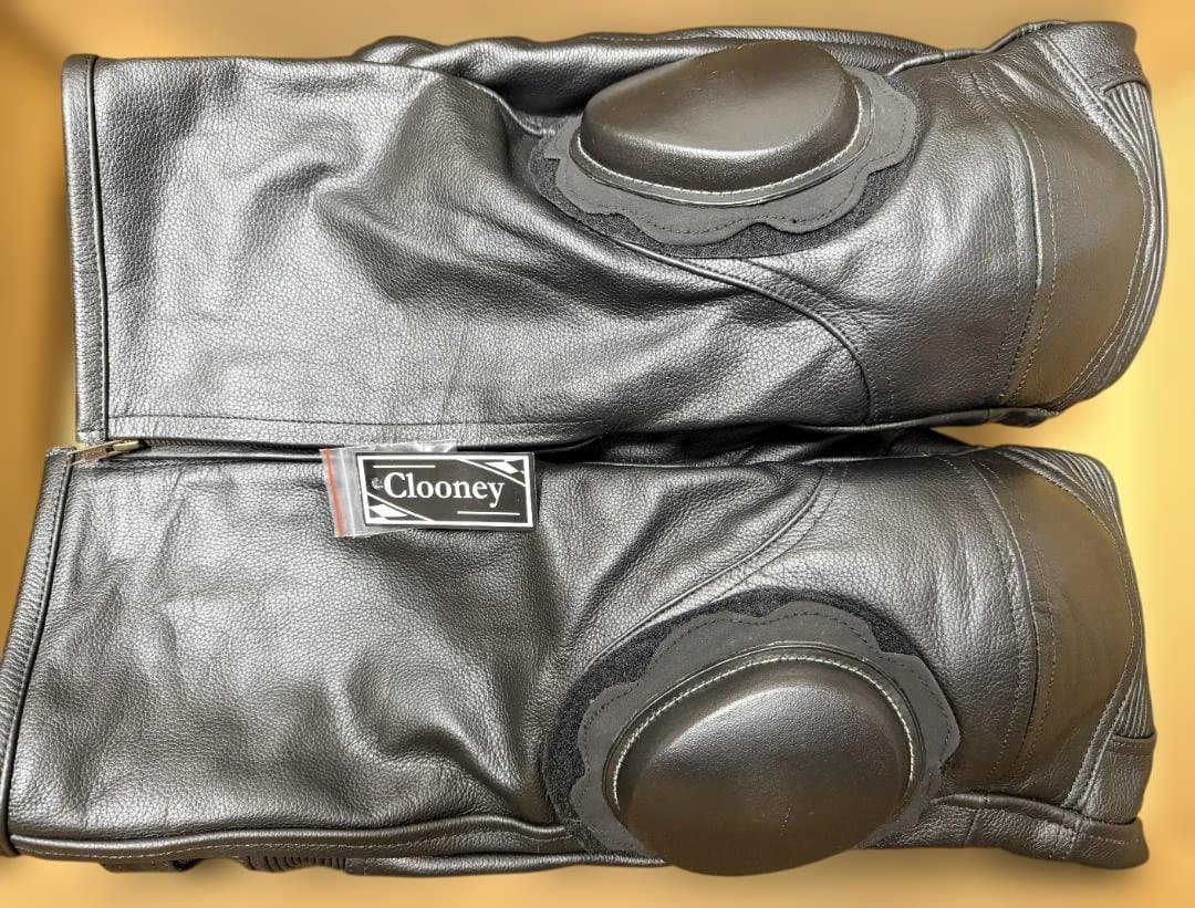 【値下げ】Clooney P09 サイズ30　革パンツ ブーツアウト センサー付