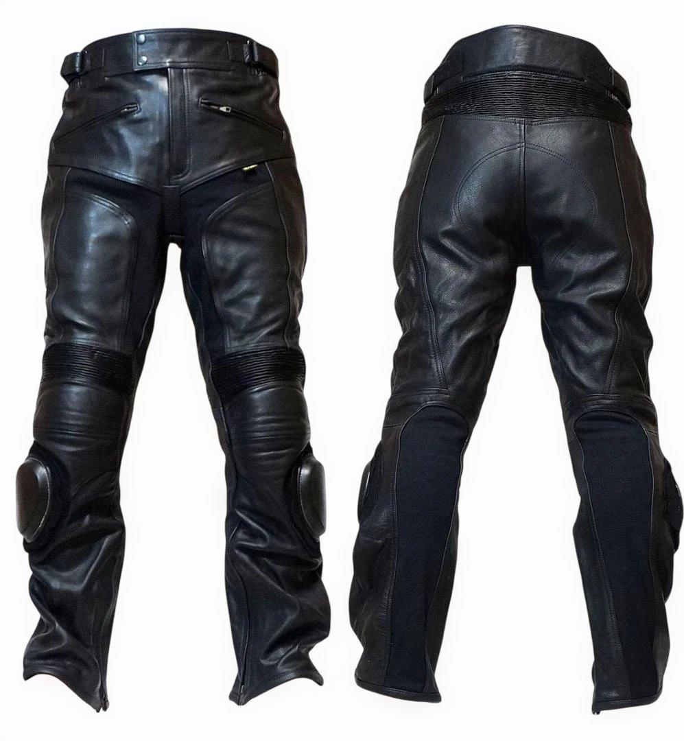 【値下げ】Clooney P09 サイズ30　革パンツ ブーツアウト センサー付