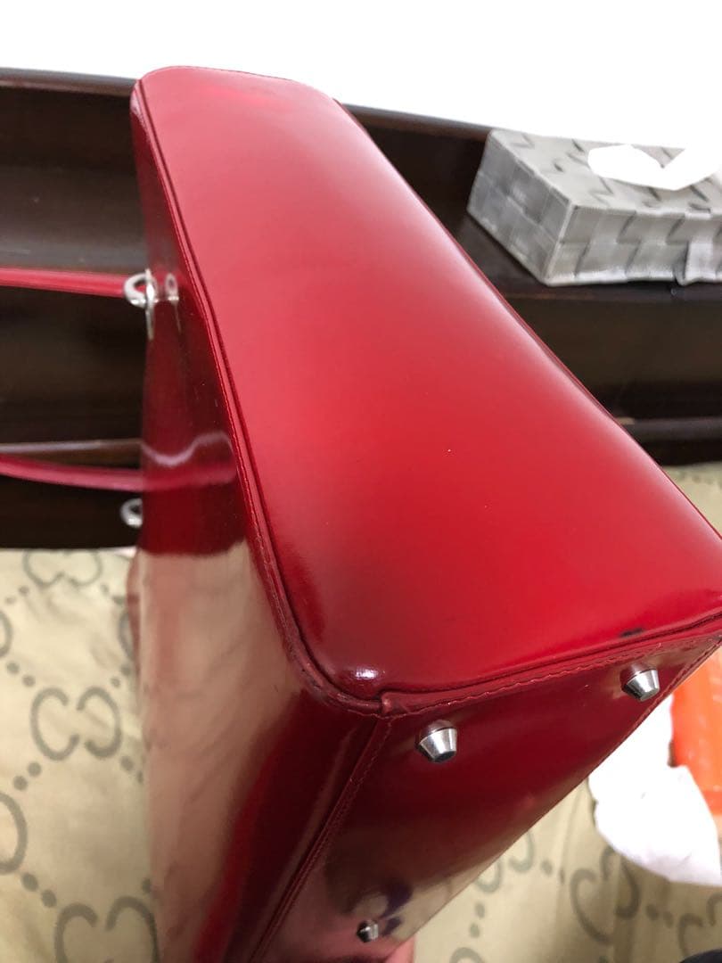 早い勝ち正規品Christian Dior カナージュ 赤ラージ