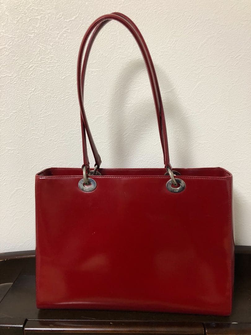 早い勝ち正規品Christian Dior カナージュ 赤ラージ