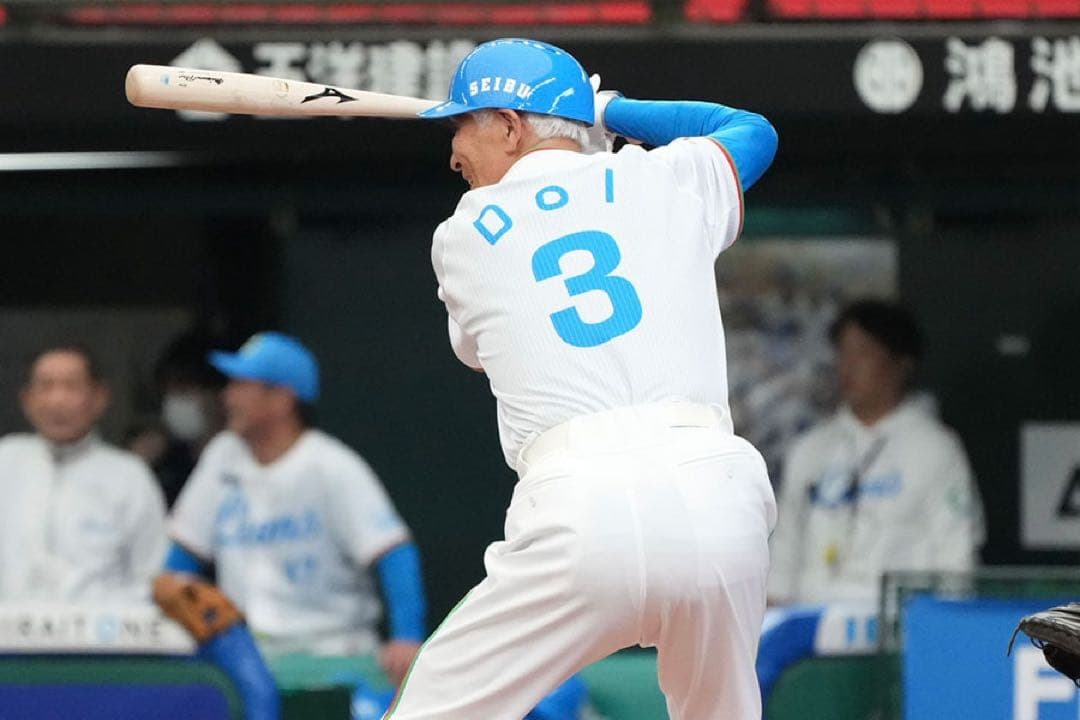 レア 未開封 西武ライオンズ 土井正博選手 ホーム レプリカ ユニフォーム L