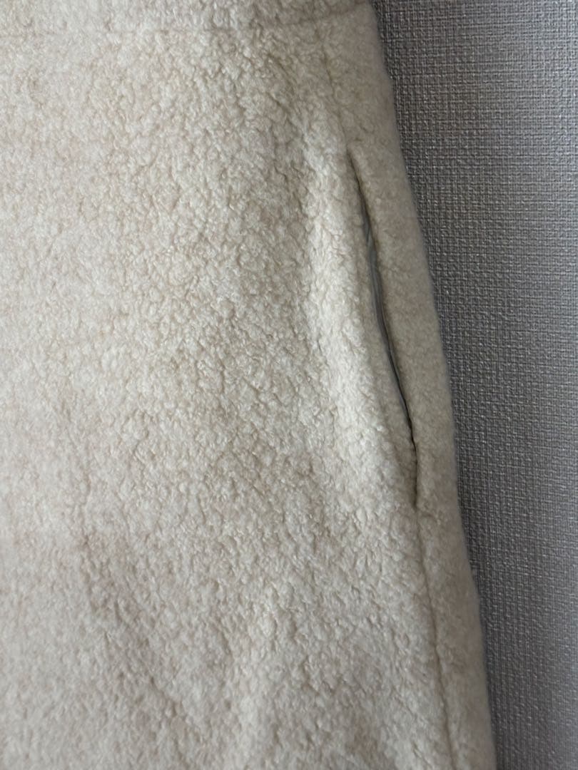 モラビト リバーシブル キルティング ボア ロング ベスト 38