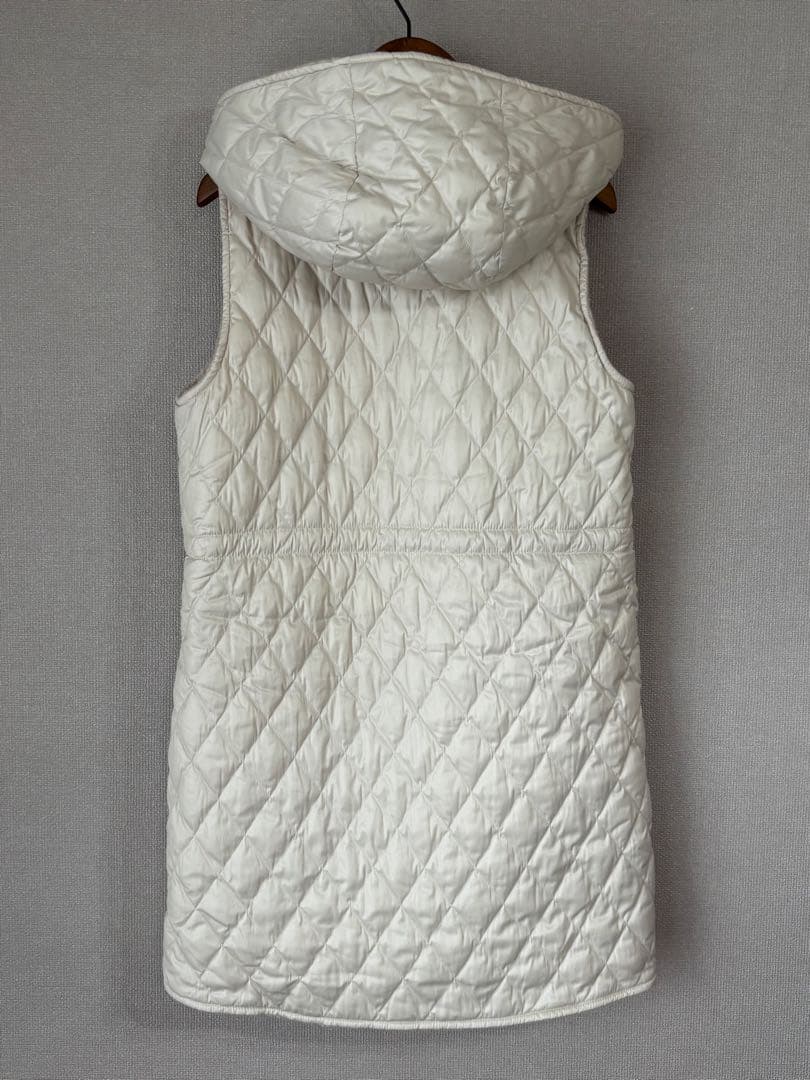 モラビト リバーシブル キルティング ボア ロング ベスト 38