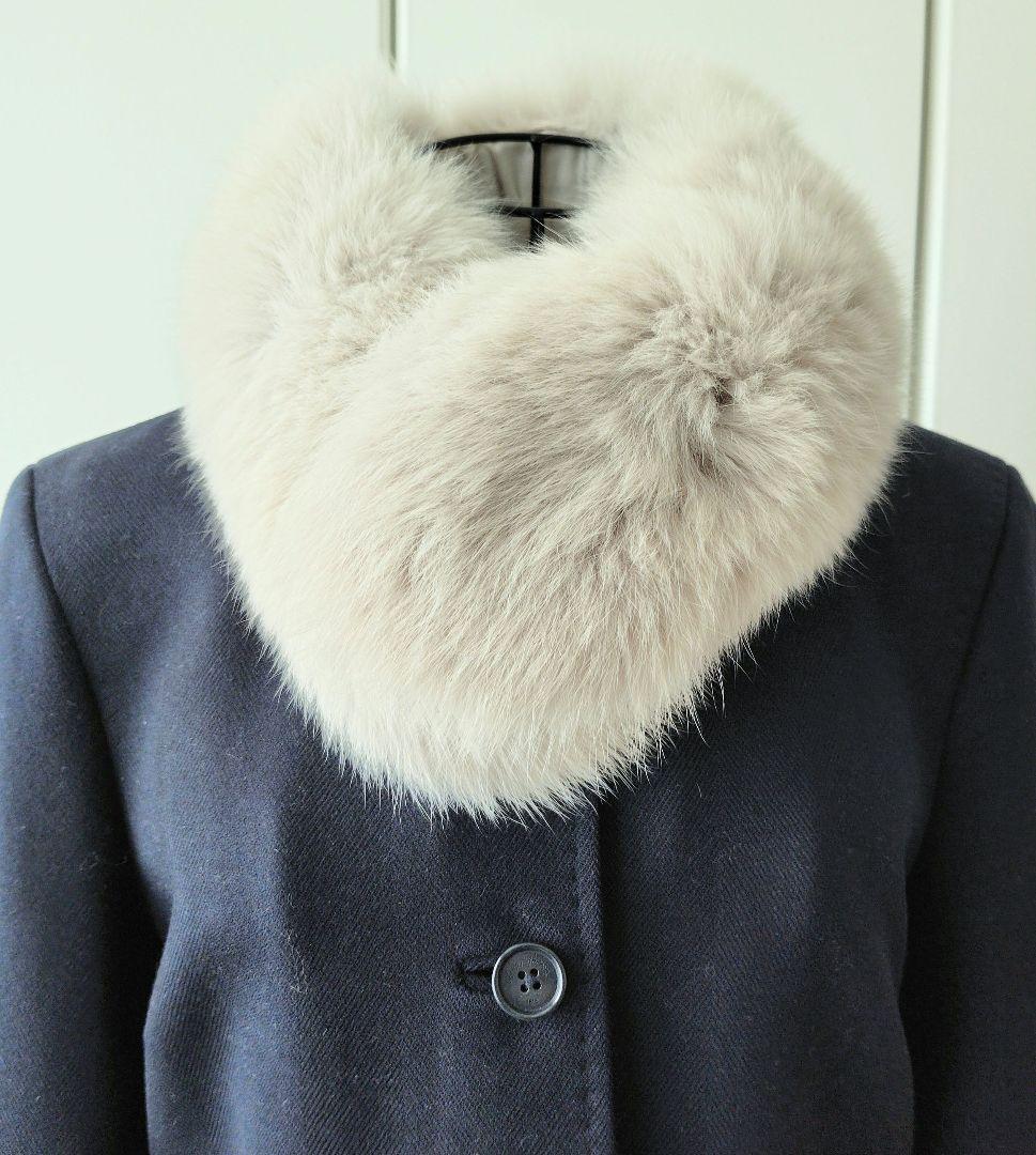 極美品✨️SAGA-FURS サガファー♡フォックスファーマフラー✨️グレー系